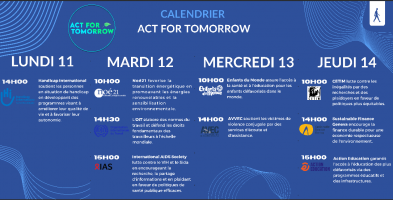 "Act for Tomorrow" - Explorez les coulisses des ONG à Genève !