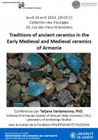 Traditions of ancient ceramics in the Early Medieval and Medieval ceramics of Armenia