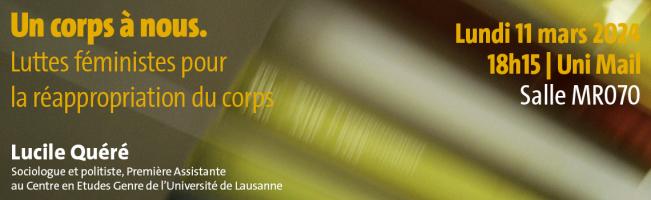 Un corps à nous. Luttes féministes pour la réappropriation du corps.