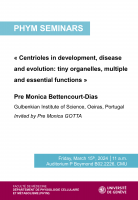 Centrioles in development, disease and evolution: tiny organelles, multiple and essential functions 