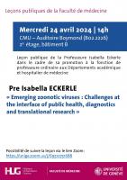 Leçon de nomination professorale au Département de médecine