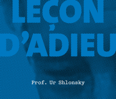 Leçon d'adieu du prof. Ur Shlonsky: Emile Ajar est-il Romain Gary, ou le contraire? Regards linguistiques sur les phrases copulatives