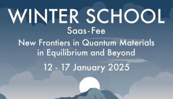 10th MaNEP Winter School in Saas-Fee, Switzerland