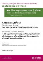 Soutenance de thèse - Faculté de médecine