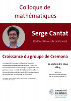 Croissance du groupe de Cremona (Serge CANTAT, CNRS et Université de Rennes)