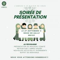 AMEUG - SOIRÉE DE PRÉSENTATION 