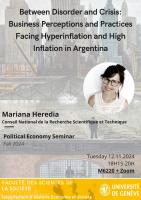 "Between Disorder and Crisis: Business Perceptions and Practices Facing Hyperinflation and High Inflation in Argentina"