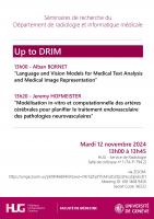 Séminaires de recherche du Département de radiologie et informatique médicale - Up To DRIM