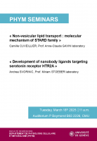 Seminar from the Department of Cell Physiology and Metabolism