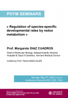 Seminar from the Department of Cell Physiology and Metabolism PHYM