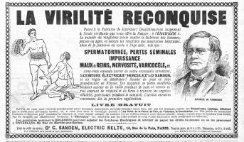Exposition « La virilité en question: remèdes et appareils contre les pertes séminales nocturnes (XVIIIe-XXIe siècles) »
