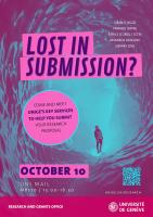Lost in Submission? - Meet UNIGE Key services for your research proposal