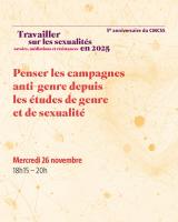 Penser les campagnes anti-genre depuis les études de genre et de sexualité