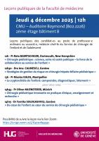 Leçons de nomination professorale au Département de pédiatrie, gynécologie et obstétrique