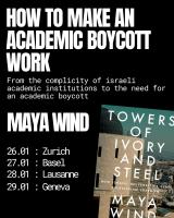 HOW TO MAKE AN ACADEMIC BOYCOTT WORK