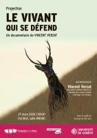 Projection : Le vivant qui se défend