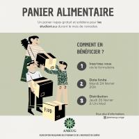 Distribution de paniers alimentaires de Ramadan