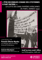 "Être reconnues comme des citoyennes à part entière" : la lutte des Sans-Papières africaines de Paris, années 1990