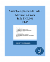 Assemblée générale de l'AEL