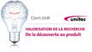 Cours Unitec "Valorisation de la recherche: de la découverte au produit"