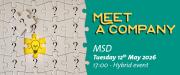Meet a Company Series : MSD - Core interests & collaboration opportunities