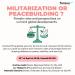Militarization or Peacebuilding? Female Roles and Perspectives on Current Global Developments